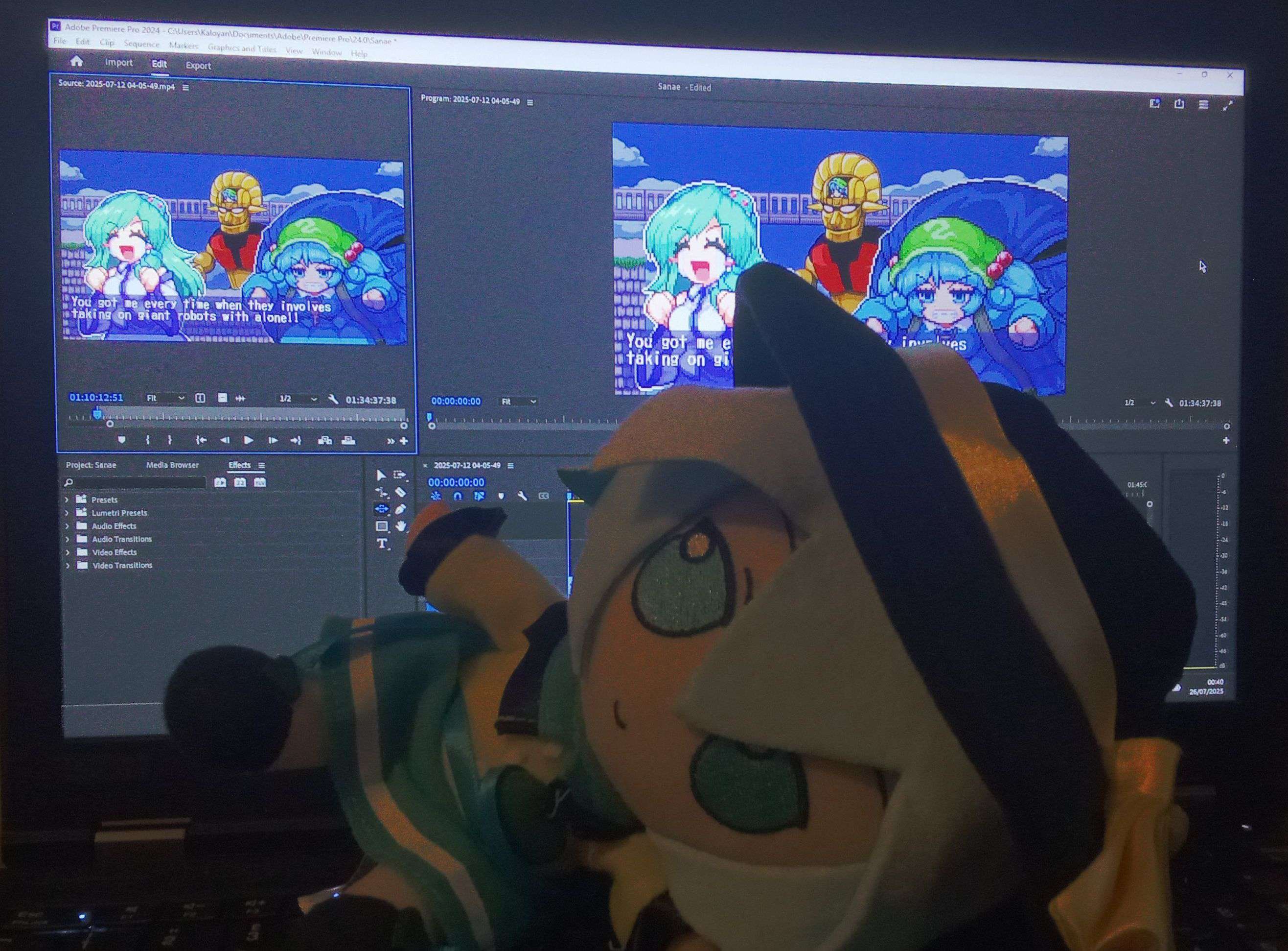 This game is Sanae's Sylphid Breeze! You should go check it out on the Steam Store! https://store.steampowered.com/app/3200060/SANAEs_Sylphid_Breeze/
